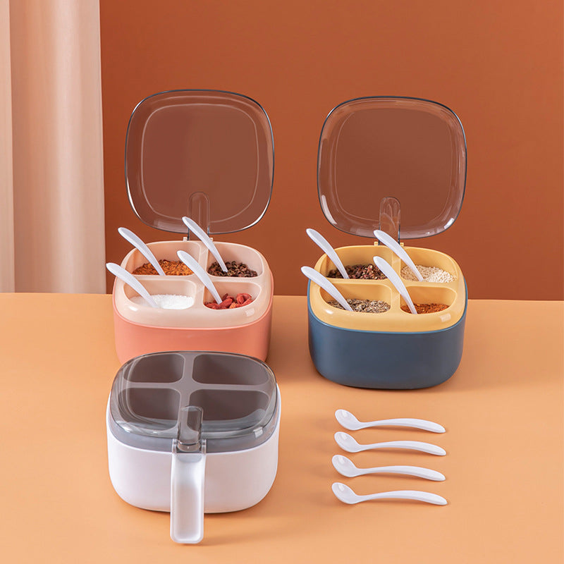 Four seasoning box with lid | Bowlift