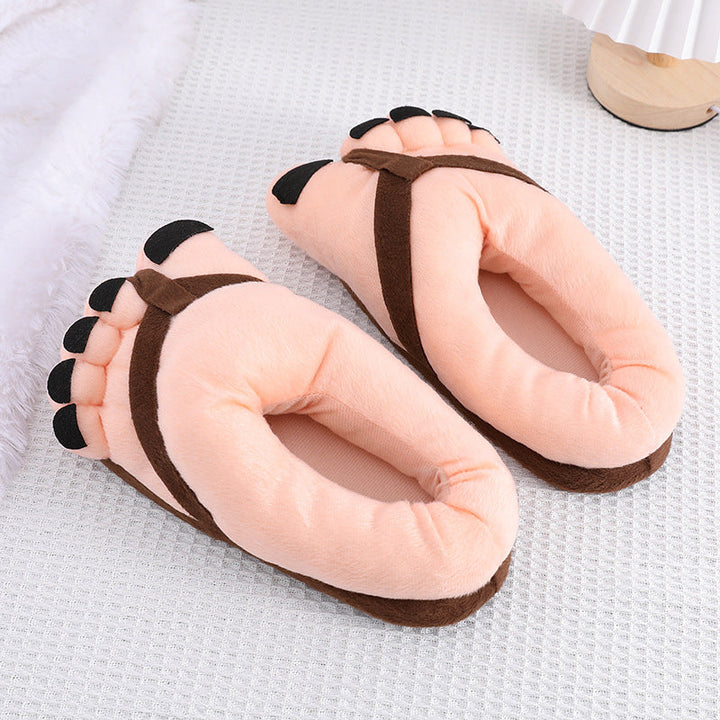 BowLift | Funny Foot Plush Novelty Slippers