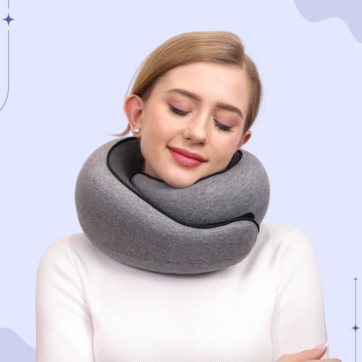 Compact Travel Neck Pillow – Lightweight Neck Support for Long Trips Bowlift