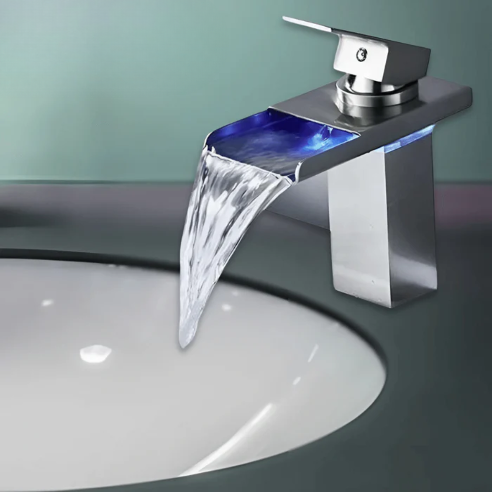 BowLift | Elegant LED Waterfall Faucet - for Luxury Bathrooms