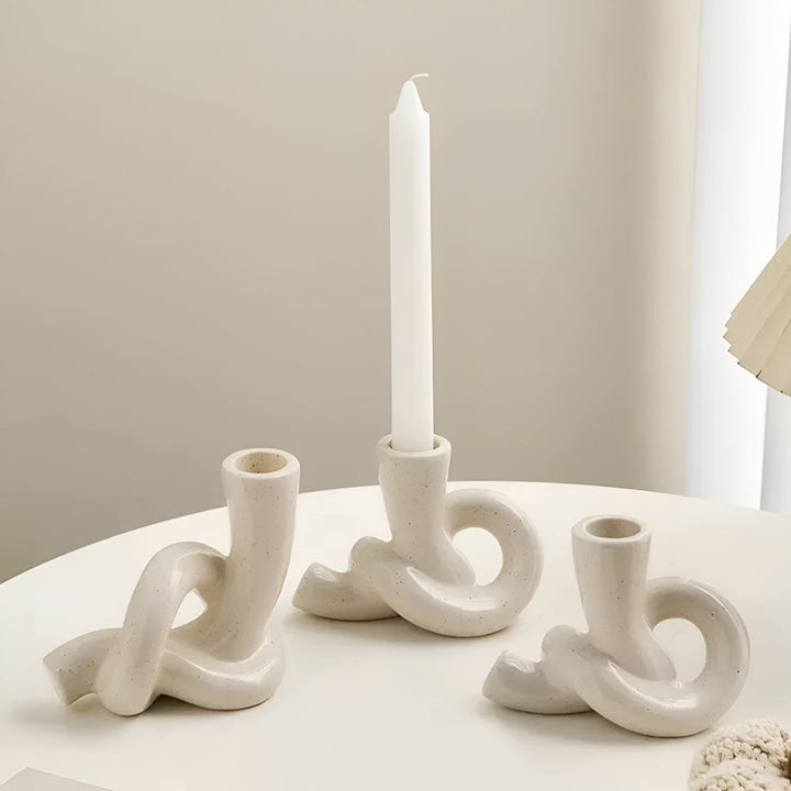 BowLift | Knot Ceramic Candle Holder