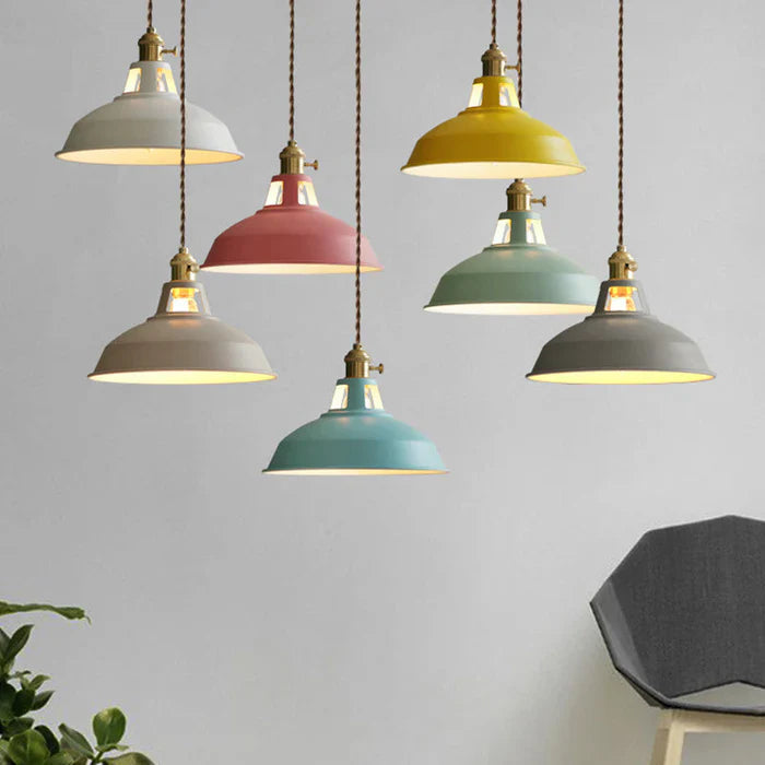 Industrial Retro Pendant Lamp - IronGlow | Bowlift