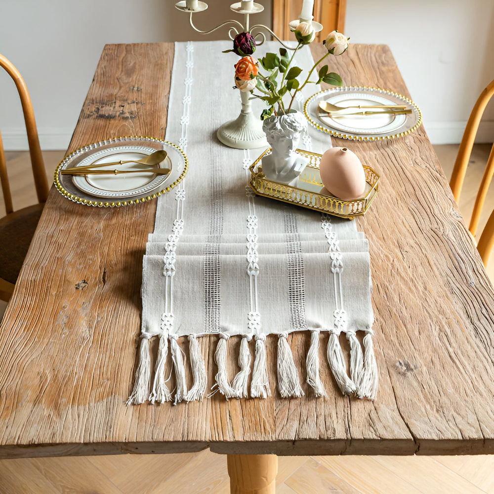 BowLift | Tassel Whisper Table Runner