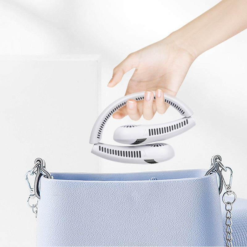Rechargeable Bladeless Portable Neck Fan | Bowlift