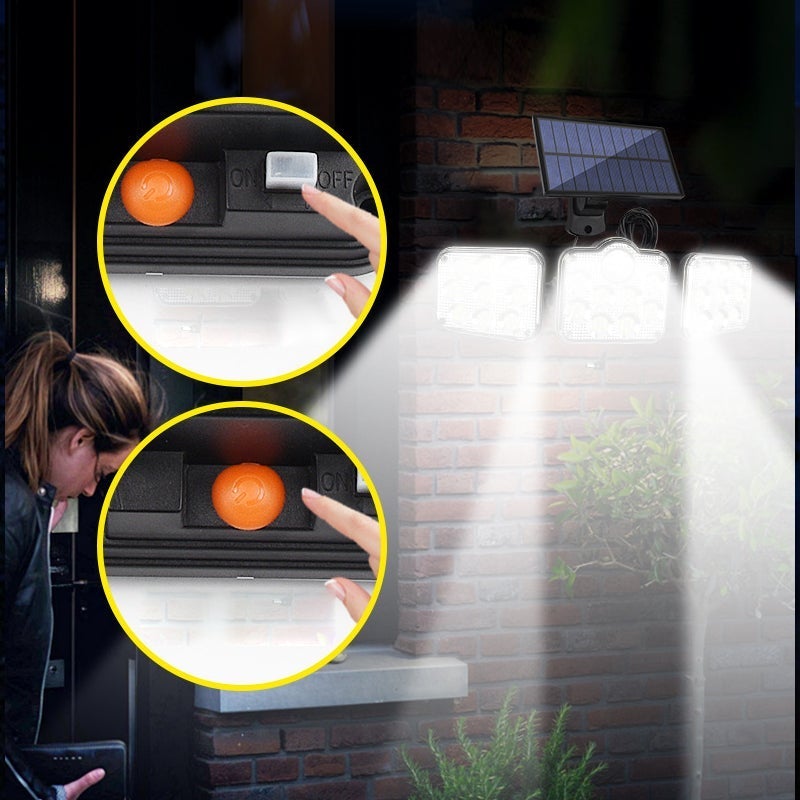 Solar Induction Wall Light Split with Remote Control | Bowlift