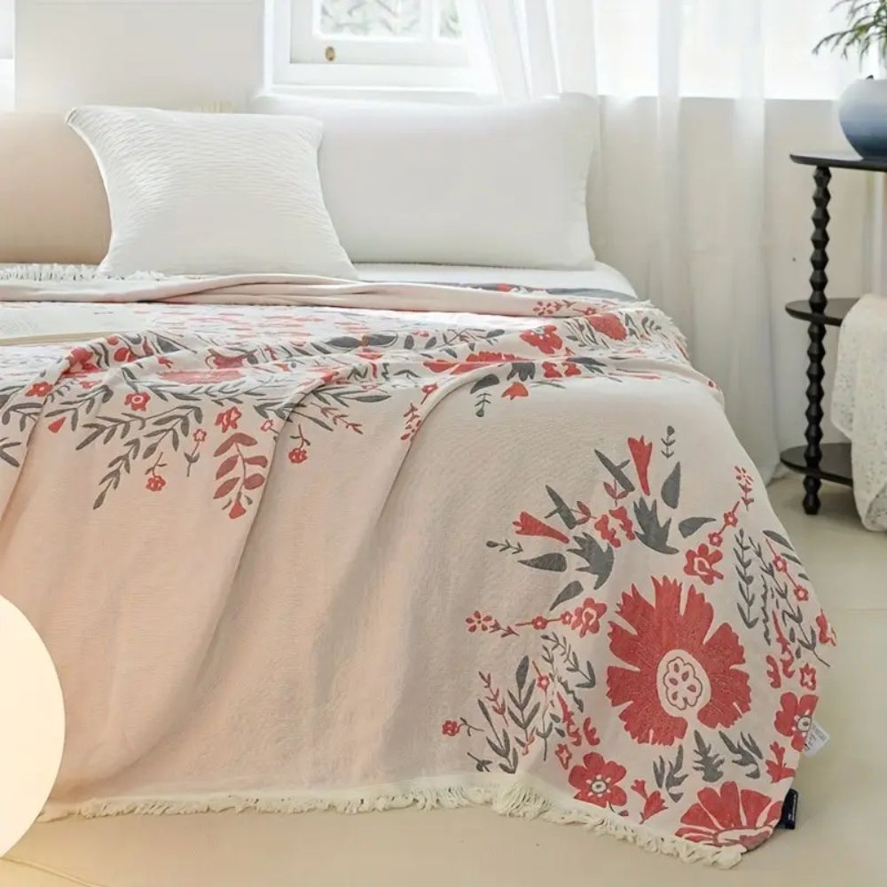 BowLift | Versailles-Inspired Reversible Floral Blanket