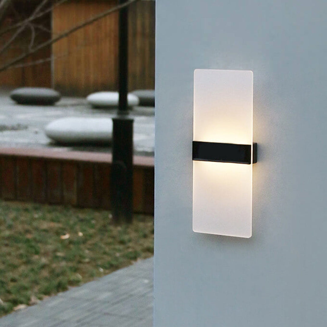 BowLift | LumaZen Solar LED Wall Lamp | Weatherproof | Solar Powered Outdoor Lighting | Garden & Patio Decor