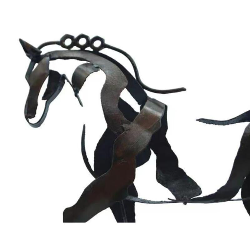 Hollow Metal Horse Ornament | Bowlift