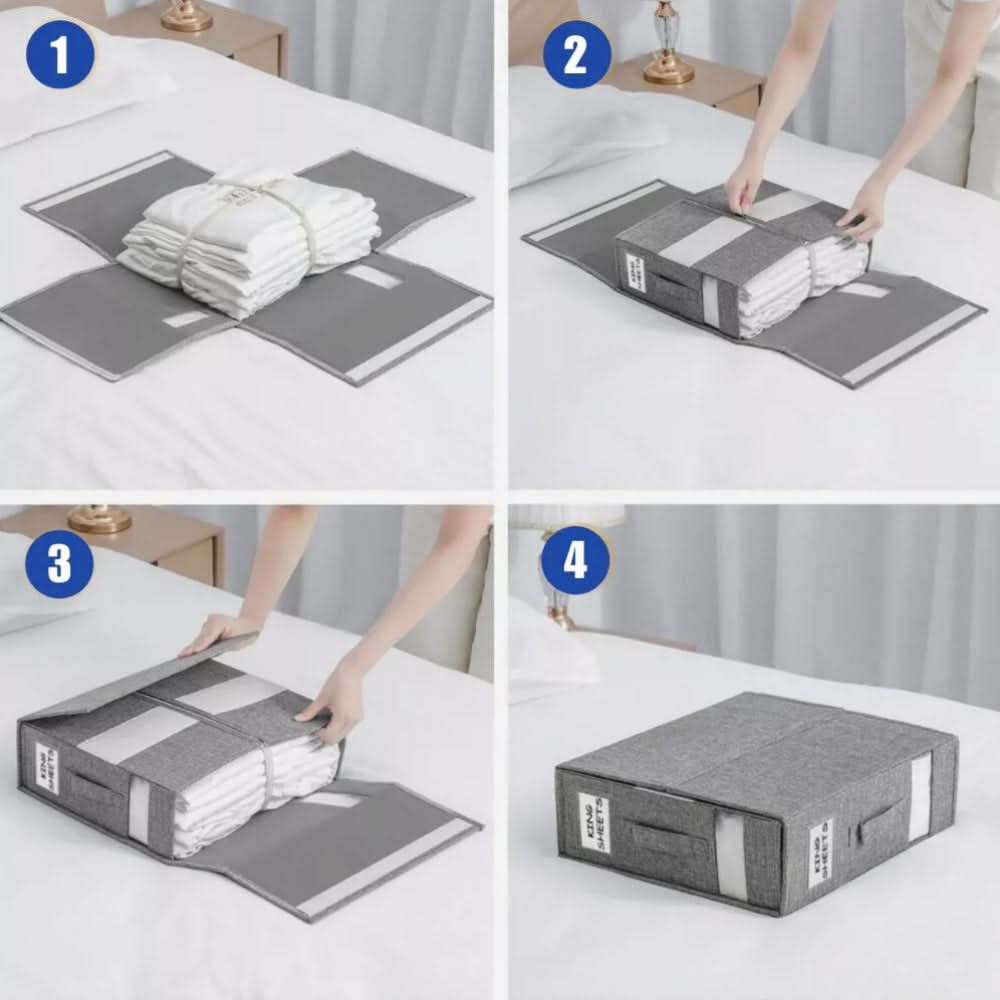 BowLift | SheetStack - Foldable storage for bedding