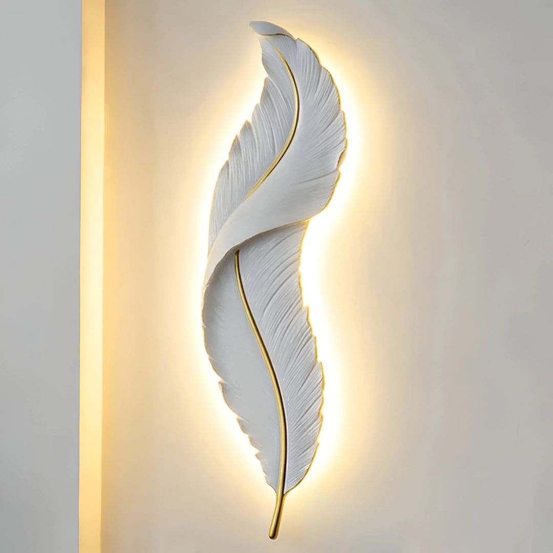 FeatherGlow – Dimmable Nordic LED Wall Light