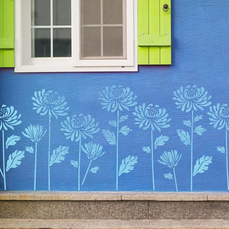 BowLift | 🔥DIY Decoration🌻 - Garden Fence Large Flower Drawing Stencils