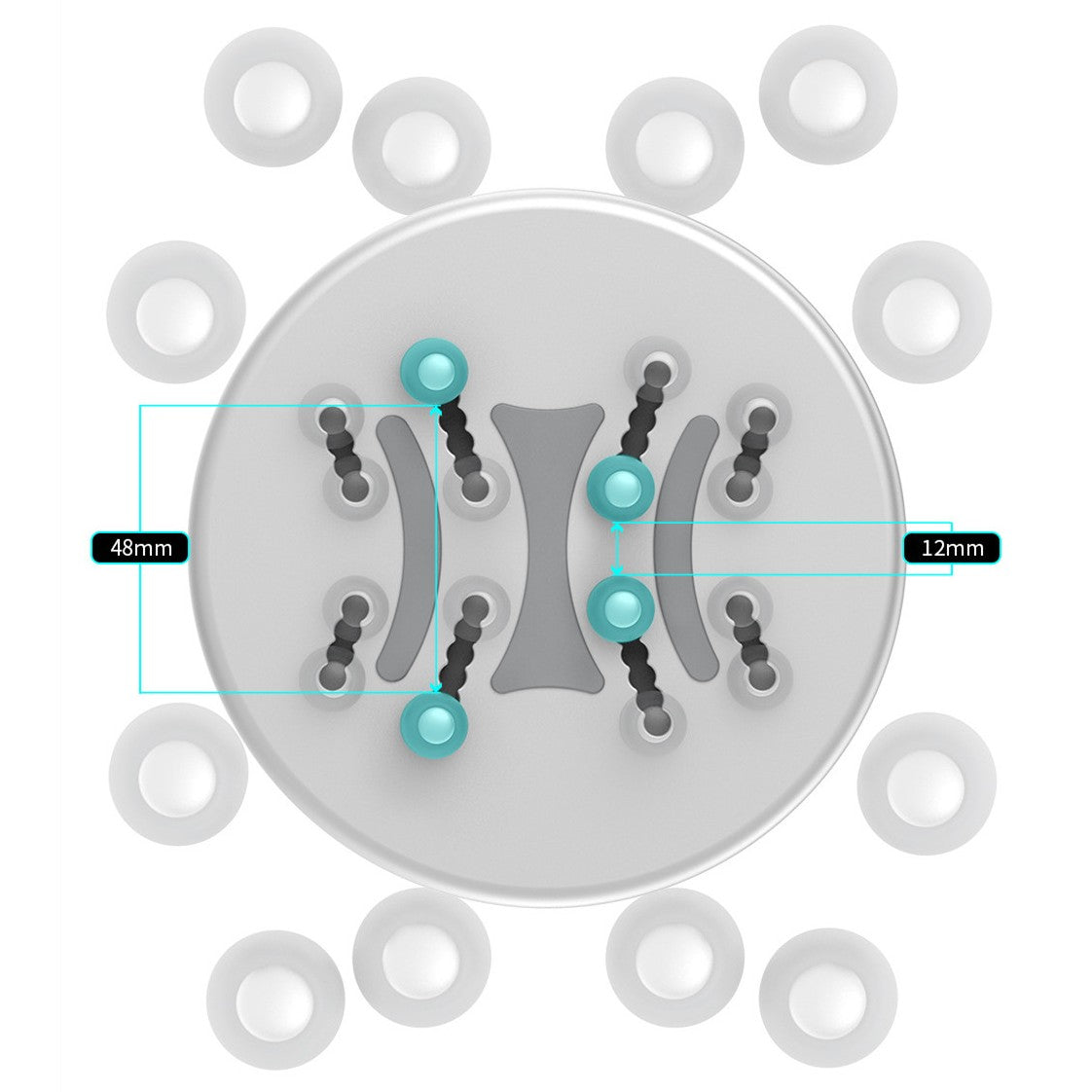 BowLift | Adjustable Round Vertical Laptop Stand with Multiple Slots, for Laptop, Tablet, Phone