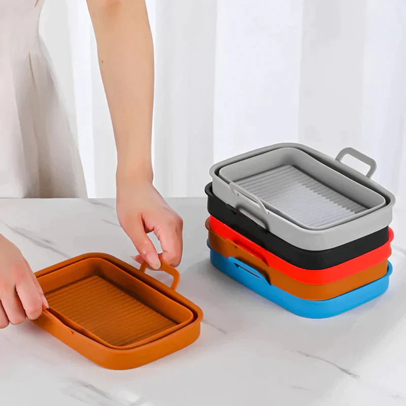 Foldable Air Fryer Silicone Baking Tray | Bowlift