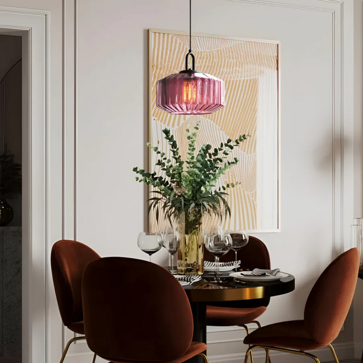 BowLift | Retro Colored Glass Pendant Lamp