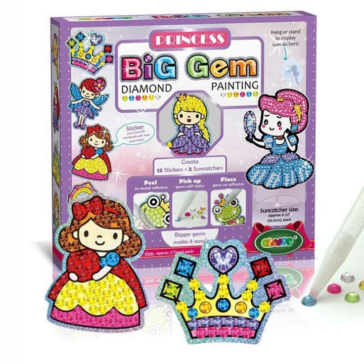 BowLift | Large Gem Diamond Painting Stickers for Kids