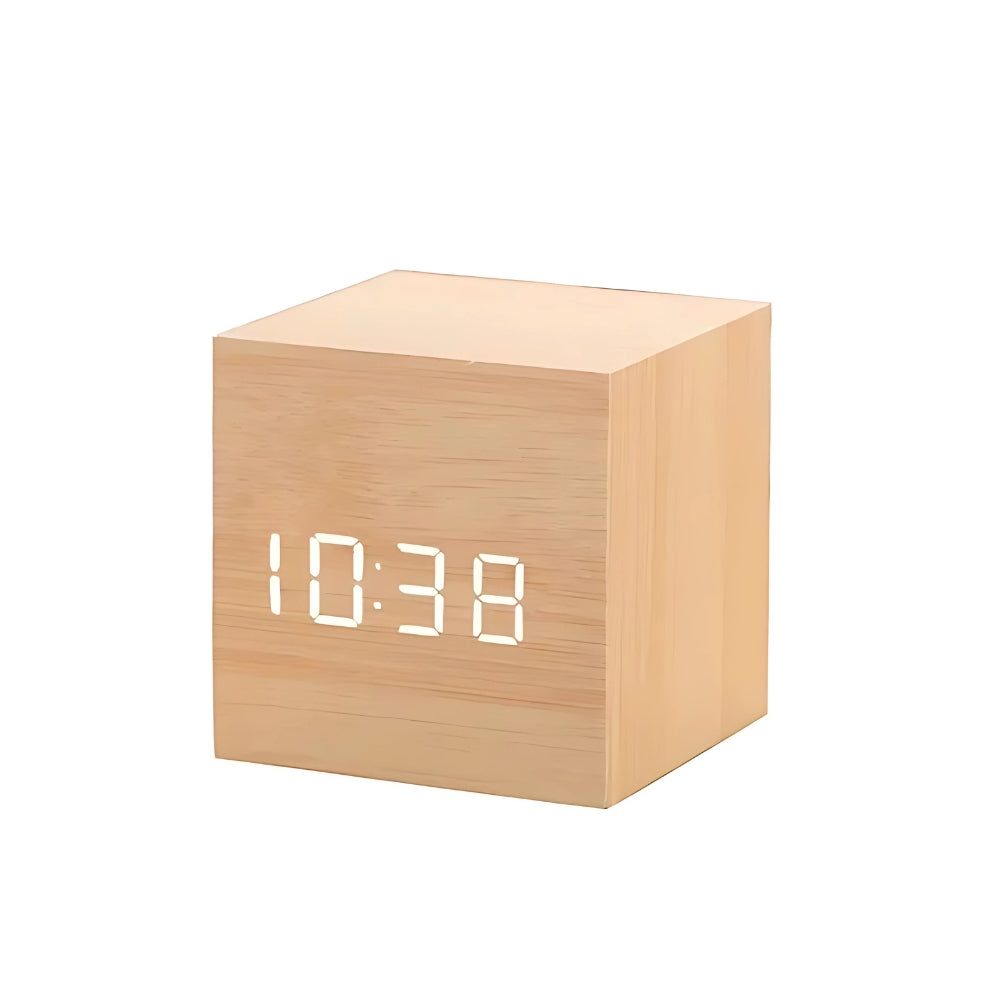 BowLift | Modern Cube LED Alarm Clock