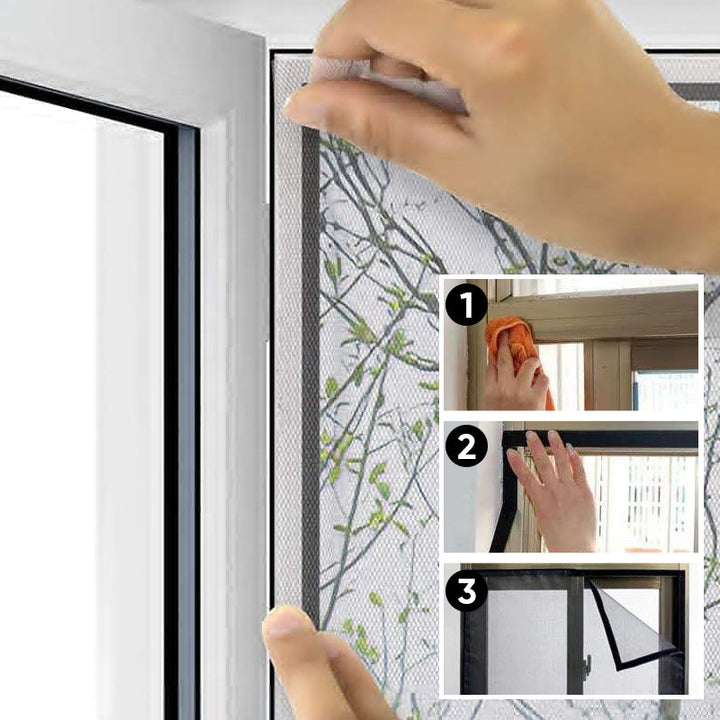 BowLift | Anti-Mosquito Self-Adhesive Window Mesh