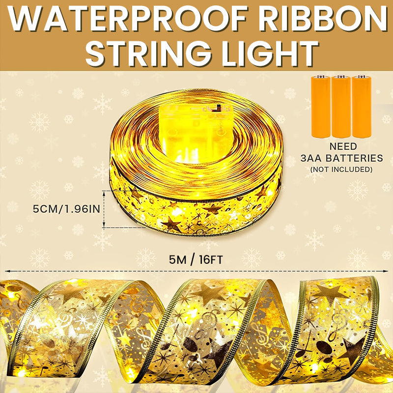 BowLift | Ribbon Christmas tree decorative lights
