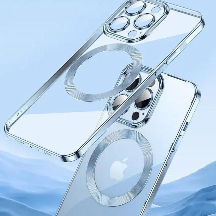 BowLift | Electroplating Wireless Magnetic Charging All-Inclusive Lens Case for iPhone