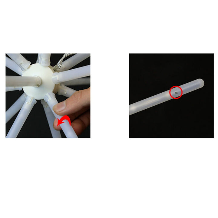 BowLift | Creative RGB Illusion Windmill Fireworks LED String Lights