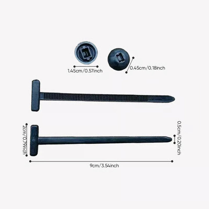 BowLift | Universal nylon cable tie buckle for automobiles