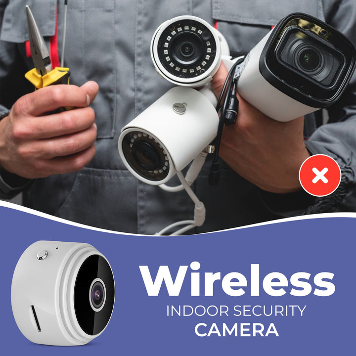 Wireless Indoor Security Camera Pro - Protect Your Family from Robberies and Burglaries Bowlift
