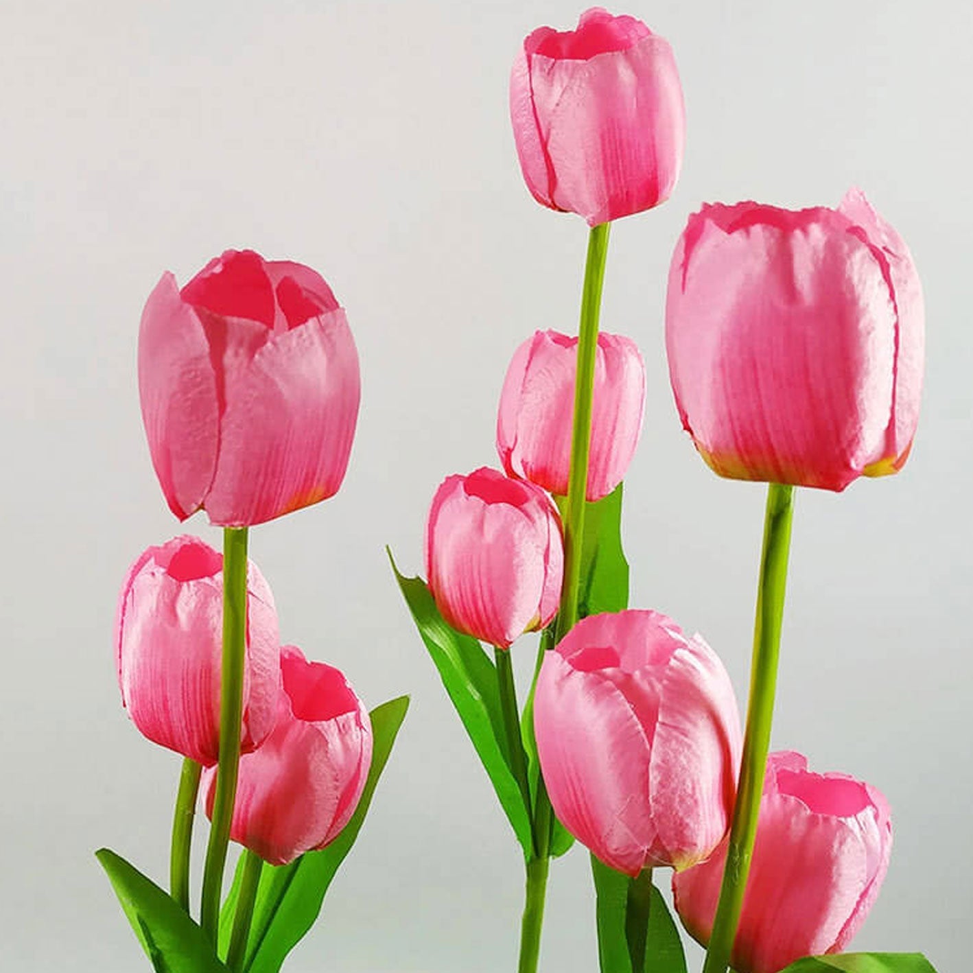 BowLift | Solar Tulip Lawn Light Outdoor Garden LED Tulip Flower Light Ground Stake Landscape Light