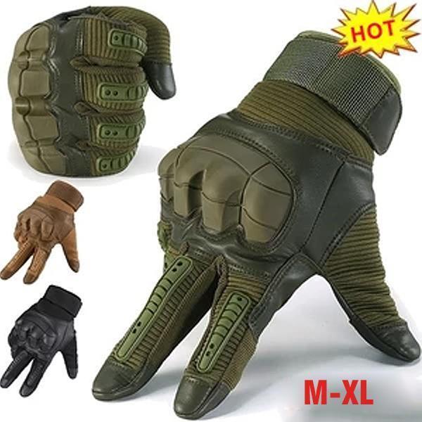 Military tactical gloves with full fingers | Bowlift