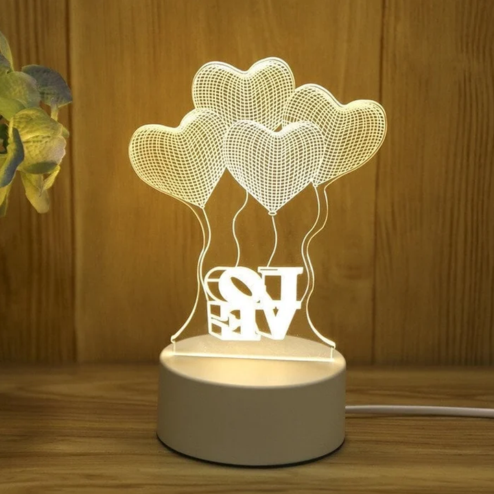 3D Night Light Usb Bowlift