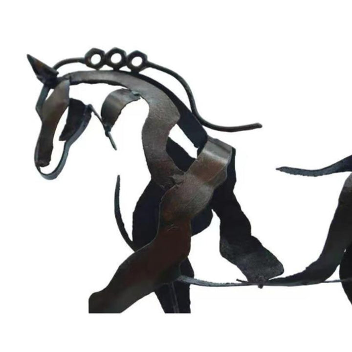 Handmade Metal Horse Sculpture "Adonis" | Bowlift