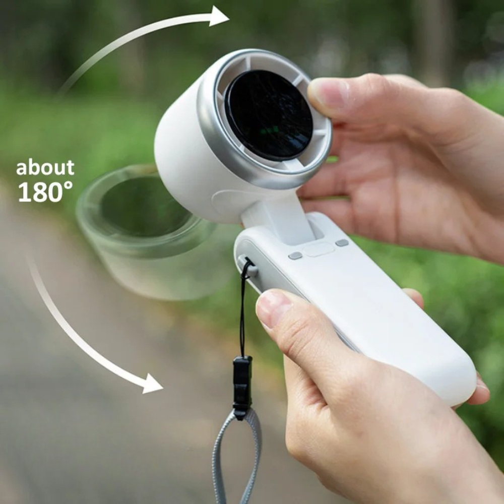 ChillyGo™ | Turbo Handheld Fan | Bowlift
