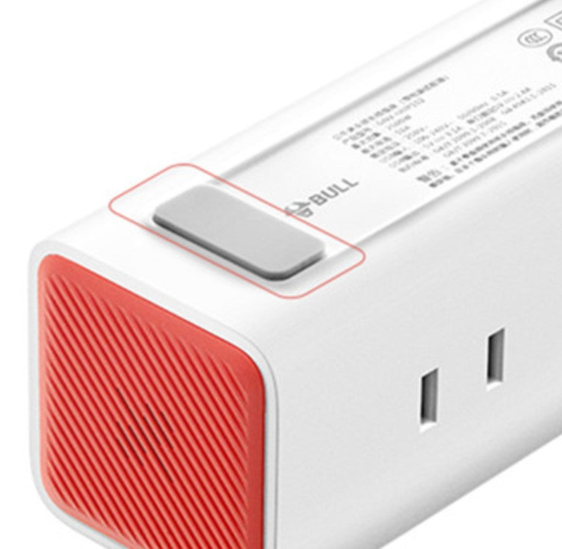 BowLift | 3-in-1 USB Charger, Power Strip, Alarm Clock, with Adjustable Light, 3 USB Ports & 2 Outlets, for Bedside, Home, Hotel, Office