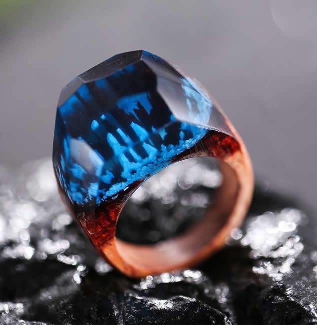 Quanta - Magic Forest Resin Ring | Bowlift