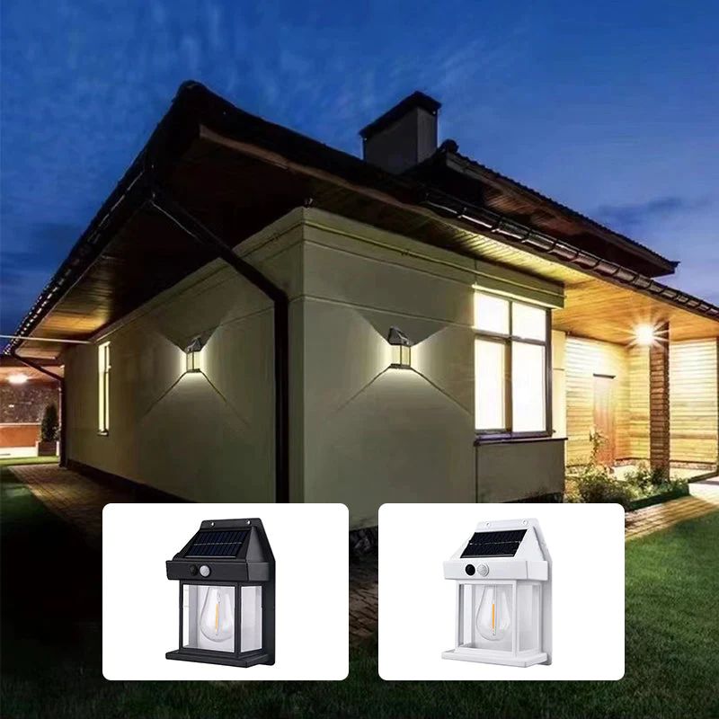 BowLift | Outdoor Solar Tungsten Wall Light