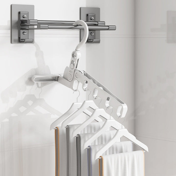 Portable foldable travel clothes hanger | Bowlift