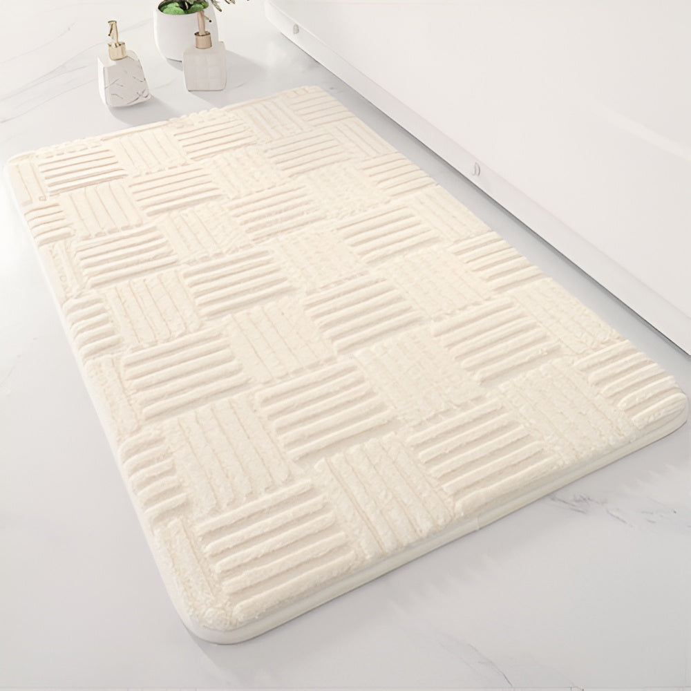 BowLift | Vivid Grid Absorbent Bath Mat