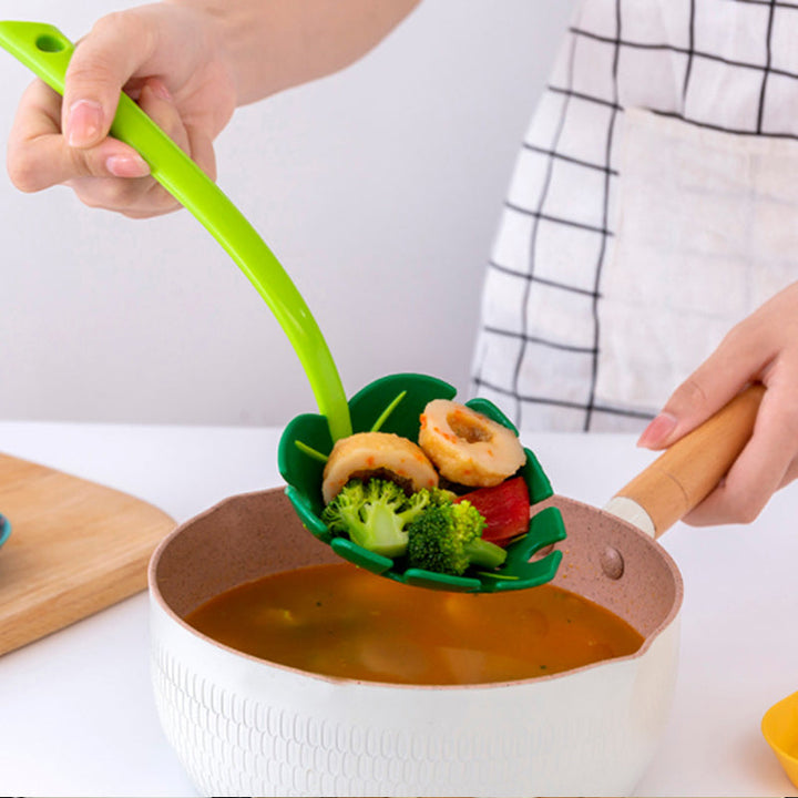 Green Leaf Colander | Bowlift