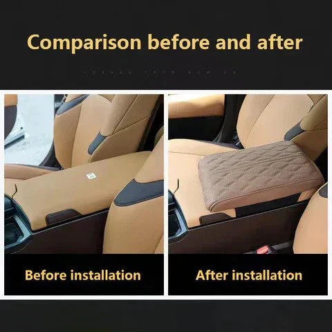 BowLift | Leather Car Armrest Box Pad (Universal style)