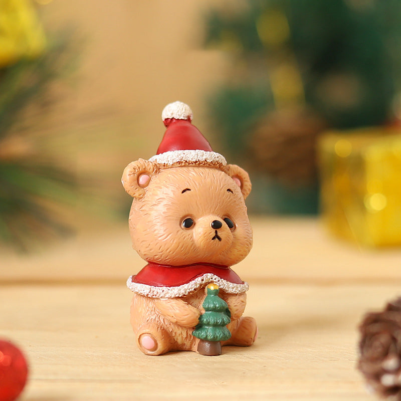 BowLift | Handmade Animal Santa Ornaments
