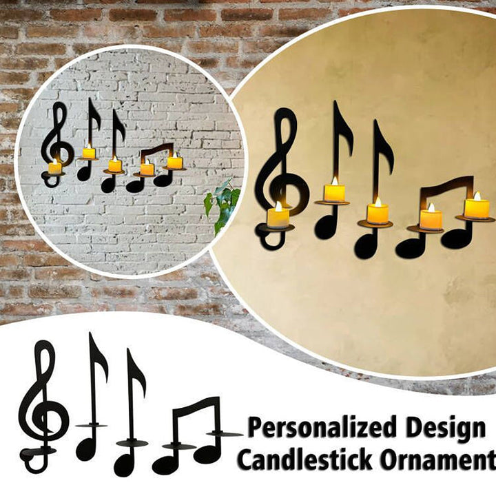 BowLift | Candle holder with music notes