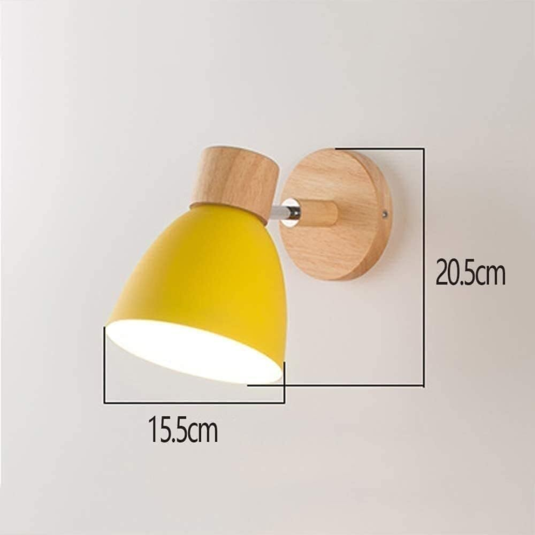BowLift | ChromaWood Scandinavian Design Wall Lamp Stylish