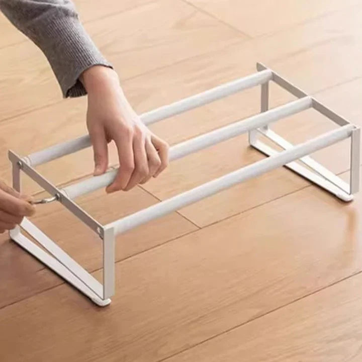 Under-shelf storage without drilling – adjustable 30–50 cm | Bowlift