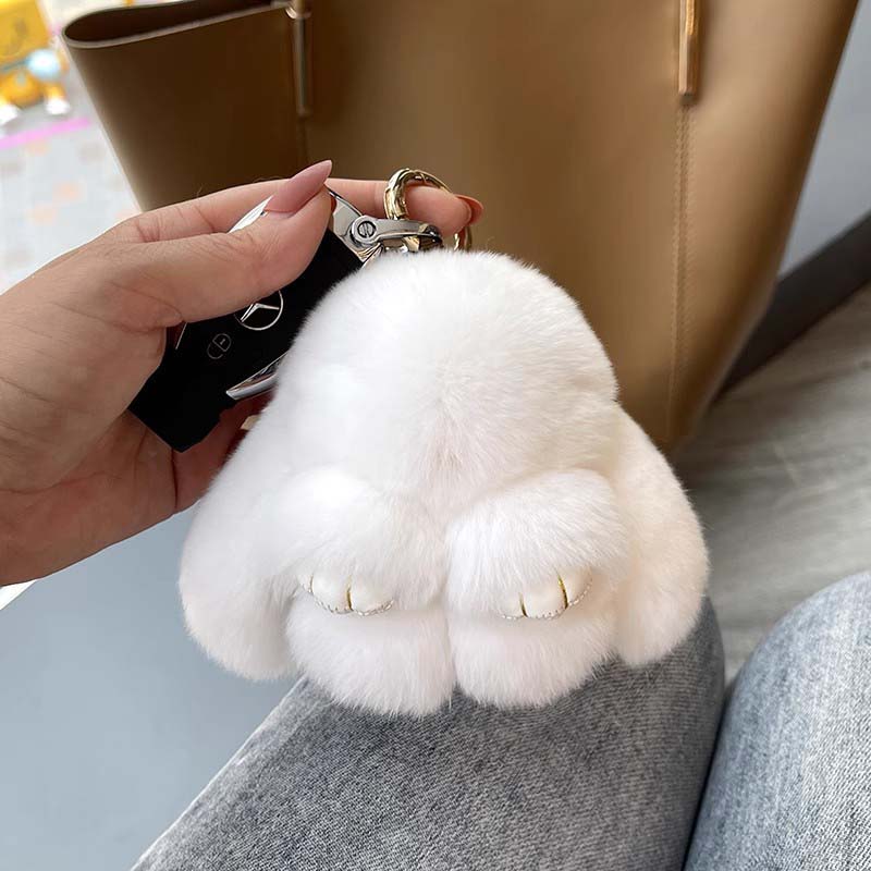 BowLift | Handmade Soft Bunny PomPom Keychains (Boxed Edition)