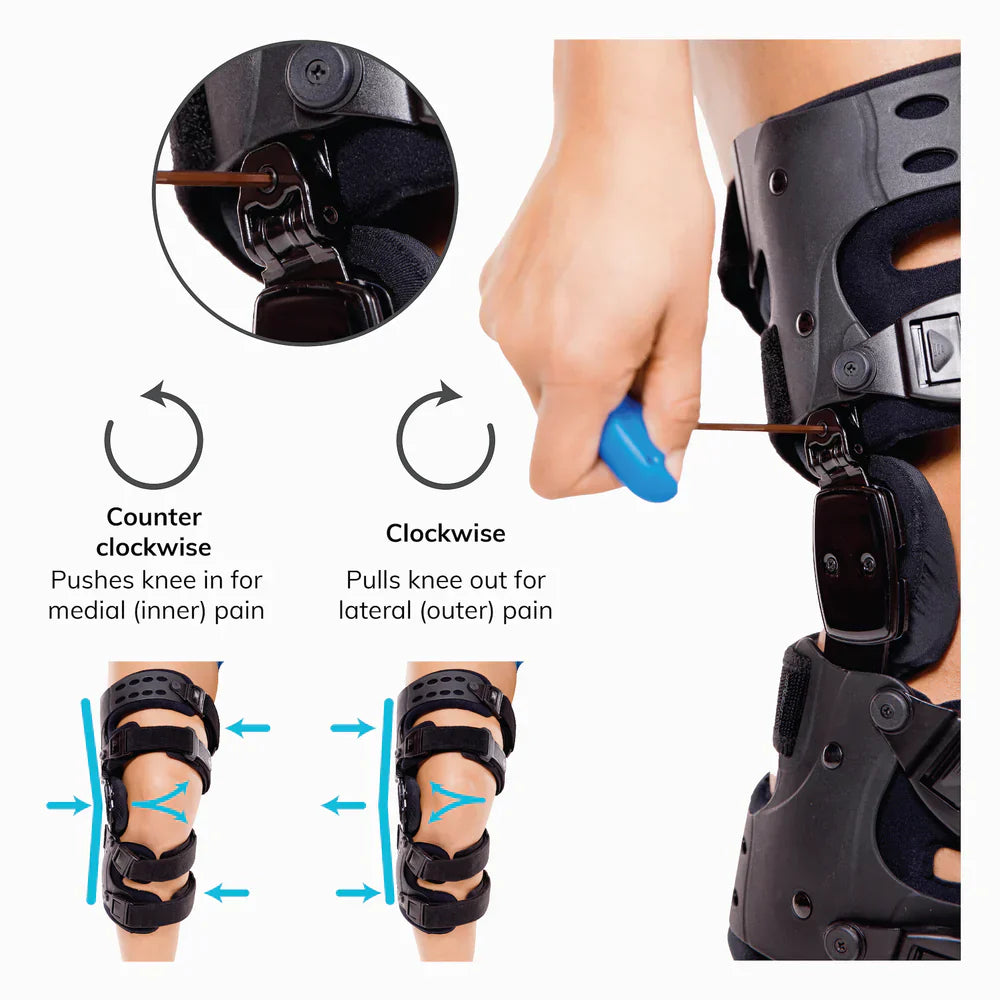 BowLift | Osteoarthritis Unloader Knee Brace – Medial & Lateral Support for Bone-on-Bone Arthritis Relief
