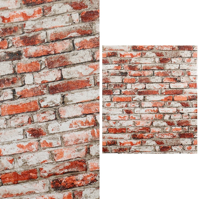 10pcs 3D Brick Wall Sticker Waterproof Self-Adhesive Wall Sticker | Bowlift