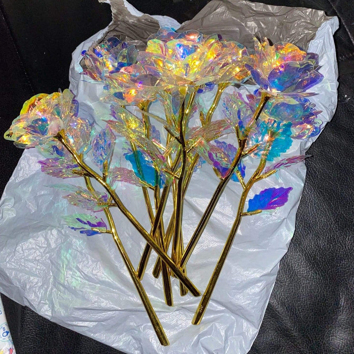 10 pieces Galaxy roses Bowlift