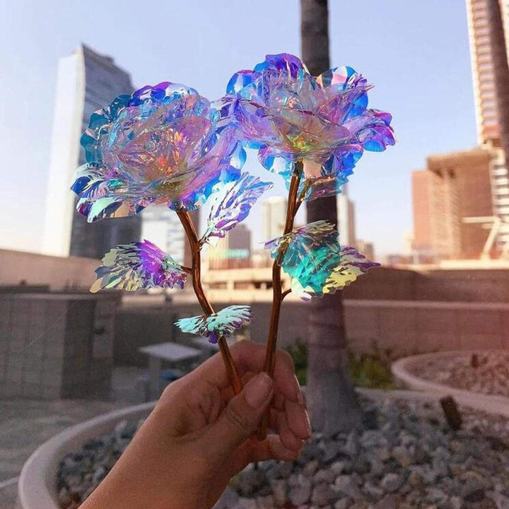 10 pieces Galaxy roses Bowlift