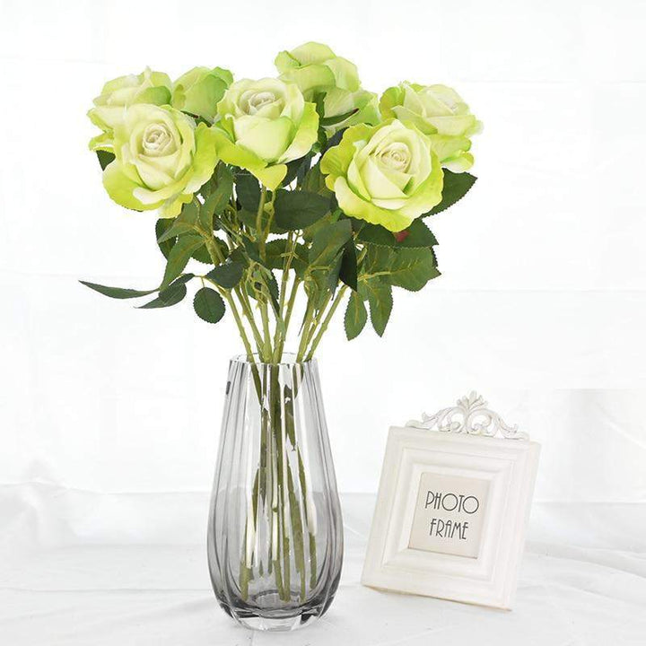 10 pieces silk roses Bowlift
