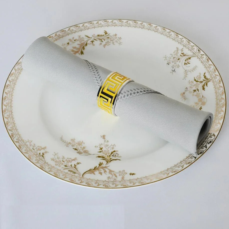 10pcs Polyester Table Napkins Wrinkle-Resistant Cloth Table Napkins | Bowlift