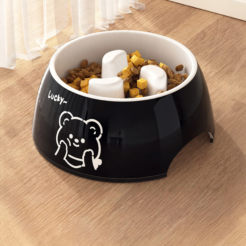 Slowly-Food Bowl made of Melamine for Dogs